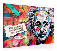 Runa Art Tableau mural Einstein Street Art Moderne Tableau Decoracion Murale - Banksy Style Coloré Salle 044915a