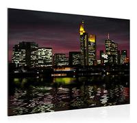 Runa Art Tableau Mural Frankfurt Am Main Moderne Tableau Decoracion Murale - Ville Horizon Noir Salle 600815a
