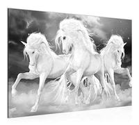 Runa Art Tableau mural Licorne Moderne Tableau Decoracion Murale - Animaux Vert Salle 022815c