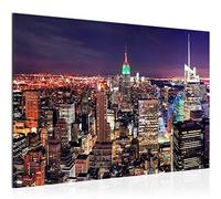 Runa Art Tableau mural Skyline De New York Moderne Tableau Decoracion Murale - Villes Violet Salle 036215a