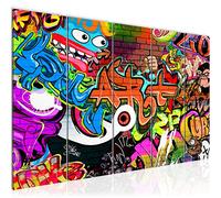 Runa Art Tableau mural XXL Graffiti 200 x 80 cm Coloré 5 Parties - 402155a