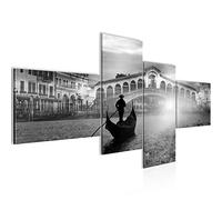 Runa Art Tableau XXL Venise Italie 200 x 100 cm Impression sur Toile Intissee Decoration Murale Salon Chambre 006641c