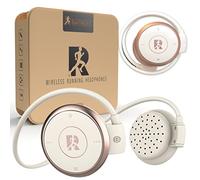 Runar Casque de Course conçu par Les Coureurs, écouteurs sans Fil Bluetooth V5.0 avec Tour de Cou pour Le Sport, l'exercice, Le Jogging, la Gym, l'entraînement, Le Marathon, Casque pour la Course à p