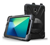 Runbiu Coque pour Samsung Galaxy Tab Active 2 8.0 T390 T395 - Coque Rigide, Protection Anti-Choc avec Support Intégré et Bandoulière Compatible Samsung Galaxy Tab Active 2 8.0 T390 T395