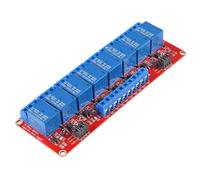 RUNCCI-YUN 1 Pièces 12V 8 Canal Relais Module,avec optocoupleur Module Relais,Carte d'Extension Déclencheur Haut Bas pour Raspberry Pi Arduino