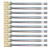 RUNCCI-YUN 10 Pack G9 Ampoule Titulaire, G9 Lampe Base En Céramique Titulaire pour Ampoule LED Lampe halogène,Ampoules halogènes en céramique connecteur Socket