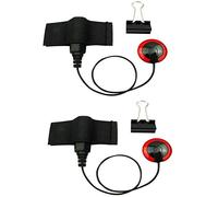 RUNCCI-YUN 2 pcs Micro Piezo Microphone de Contact,Multifonction Universel Micros Micros, Pickup Guitare (Guitare, ukulélé, différents Instruments acoustiques tels Que Guitare, Violon)