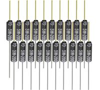 RUNCCI-YUN 20pcs Capteur de vibrations Interrupteur d’inclinaison de boule en métal 12V 1MA SW-200D DIY Interrupteur de Capteur d'inclinaison de Commutateur à Bille （noir）
