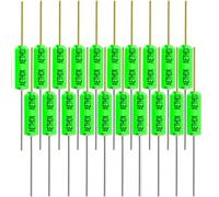 RUNCCI-YUN 20pcs Capteur de vibrations Interrupteur d’inclinaison de boule en métal 12V 2MA SW-200D DIY Interrupteur de Capteur d'inclinaison de Commutateur à Bille （vert）