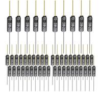 RUNCCI-YUN 50pcs Capteur de vibrations Interrupteur d’inclinaison de boule en métal 12V 1MA SW-200D DIY Interrupteur de Capteur d'inclinaison de Commutateur à Bille （noir）