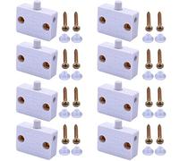 RUNCCI-YUN 8Pcs Commutateur d'armoire Interrupteur de Lumière de Porte Momentané Interrupteur Automatique pour Placards Interrupteurs de Porte de Meuble,Ouvert Quand l'interrupteur est Poussé/Blanc