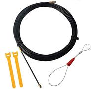 RUNCCI-YUN Aiguille Tire-Fils avec Tête Flexible de Guidage et Oeuillet de Tirage Démontable, électricien Fil Câble Extracteur de Filetage Appareil Fonctionnant Laisses avec Corde en Acier,15M
