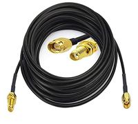RUNCCI-YUN Câble SMA RG174 Câble d'Extension Câble Coaxial SMA Mâle à SMA Femelle 2 pcs 5 Mètres pour Rallonge Antenne WLAN, Radio Antenne 0～3G LTE, ADS-B, GPS, rallonge cable antenne wifi