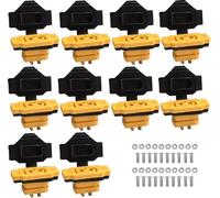 RUNCCI-YUN Lot de 10 Connecteurs Encastrables XT60BE-F avec Capuchon en Caoutchouc avec Vis pour Batterie Lipo XT-60 2 Broches