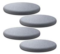 Runde Stuhlkissen für den Außenbereich, 4er-Set, 2er-Set, Memory-Schaum-Polster, 45,7 cm, 35,6 cm, 40,6 cm, 50,8 cm, 61 cm, Sitzkissen, Meditationskissen, Bodenkissen, waschbarer Bezug (2#, 4 Stück,