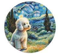 Rundes Puzzle 1000 Stück Spielzeug Für Erwachsene Und Kinder Haustier HundPuzzles Jigsaw1000pcs (67.5x67.5cm)