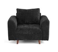 Rune - fauteuil en velours texturé - Vert Olive Vert Olive