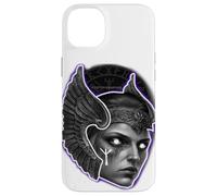 Rune Indigo Viking Valkyrie Warrior Angel Coque pour iPhone 14 Plus