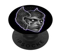 Rune Indigo Viking Valkyrie Warrior Angel PopSockets PopGrip Adhésif