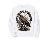 Rune Nordique Huginn et Muninn Celtic Viking Sweatshirt