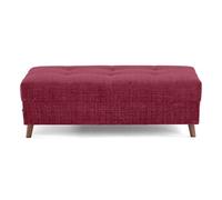 Rune - pouf en velours texturé - Prune Prune