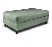 Rune - pouf modulable - en tissu bouclette - Vert sauge