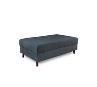 Rune - pouf modulable - en velours côtelé - Bleu nuit Bleu nuit