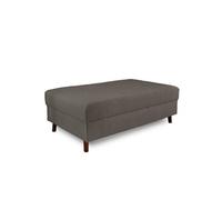 Lisa Design – Pouf modulable Rune – Velours côtelé – Gris foncé