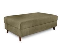 Lisa design Pouf modulable Rune en velours côtelé Vert