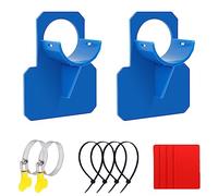 RUNEAY Lot de 2 supports de tuyau de piscine, protection anti-torsion en plastique, 30 à 37 mm, accessoire de piscine pour Intex et Bestway, bleus