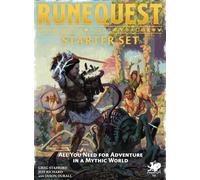 RuneQuest: Starter Set - Boxed Beginner RPG Set for RuneQuest in Glorantha - 4 Rulebooks, 3 Adventures, Maps, Dice, Pre-Generated Characters & Solo Scenario