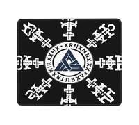 Runes du Symbole De La Boussole Viking Tapis De Souris Confort Mouse Pad Durable Mousepad pour Bureau Travail Voyage 25X30Cm