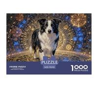 Runes Magiques Puzzle en Bois Imperméable DIY Puzzles De 1000 Pièces pour Adultes Coloré Jeux Éducatifs