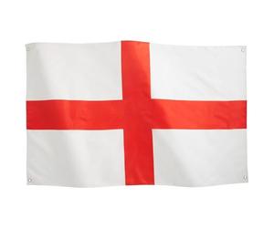 Runesol Drapeau Angleterre 3x5, 91x152cm, Coupe du Monde de Rugby, Croix De La Saint-Georges, 4 Œillets, Œillet A Chaque Coin, Football Anglais, Rugby, Drapeaux Premium, Six Nations, Cricket