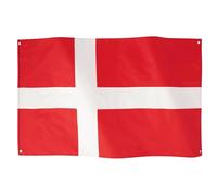 Runesol Drapeau Danemark 3x5, 91x152cm, Danmark Dannebrog 4 Œillets, Œillet En Laiton Dans Chaque Coin, Bannière Du Danemark, Jour De La Constitution, Drapeaux De Qualité Supérieure