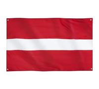 Runesol Drapeau Lettonie, 91x 152cm, 3ft x 5ft, 4 œillets, Drapeau Letton, Drapeau République de Lettonie, Drapeaux Premium, Intérieur, Extérieur, Couleurs vives