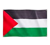 Runesol Drapeau Palestine, 91x152cm, (3ft x 5ft) bannière palestinienne, 4 œillets, Journée de solidarité, Palestine libre, drapeaux de première qualité, intérieur, extérieur, couleurs vives