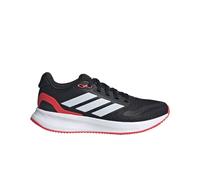 adidas Mixte Enfant RUNFALCON 5 Shoes Junior Chaussures de Course, Core Black/Cloud White/Lucid Red, 35 1/2 EU