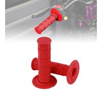 Runfarr 1 Paire Poignee Moto,22mm Poignee de Guidon Moto pour Surron Talaria Sting E-Ride Pro SS/S Electric Dirt Bike KLX XR CRF SSR YZ TTR RMZ Enduro Motocross Pit Bike Dirt Bike-Rouge