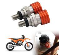 Runfarr Purgeur d'air de Fourche de Moto, soulagement de la Pression d'air de Fourche M4 * 0.7MM pour SX SXF EXC SMR 125 150 250 350 450 Dirt Pit Bike