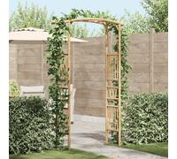Runheo Arche de Jardin en Bambou Naturel 110x40x205 cm Structure résistante pour pergola tonnelle Support de Plantes grimpantes décoration extérieure ou intérieure