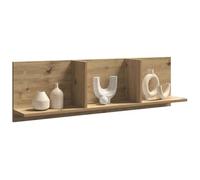 Runheo Armoire murale 100 x 16,5 x 30 cm, en chêne artisanal, étagères murales flottantes pour salon, salle de bain, chambre à coucher, étagères suspendues peu encombrantes