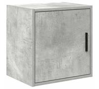 Runheo Armoire murale de garage - Gris béton - 40 x 30 x 41 cm - Charge maximale : 60 kg - Avec compartiment et porte pour outils, accessoires, atelier, cave et bureau