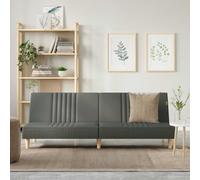 Runheo Canapé-lit Gris foncé Tissu Convertible modulable avec Dossier réglable, canapé clicclac et canapé Sofa 3 Places pour Salon séjour Chambre Bureau