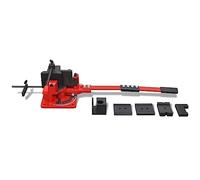 Runheo Cintreuse universelle en fonte avec 4 plaques de moulage pour acier, cuivre, aluminium, laiton, idéale pour atelier, chantier, voiture, sanitaire, chauffage, hydraulique, bricolage