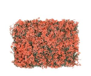 Runheo Clôture Feuilles d’érable Artificielle 24 pcs 40x60 cm Rouge Clair pour décoration Jardin clôture extérieure Privacy écrans Murs sécurité faciles Entretien