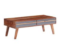 Runheo Conforme aux exigences de Longueur, Mots clés intégrés naturellement (Table Basse, Bois Massif, Rangement, tiroir, Salon, Appartement, Design, intérieur, Industriel