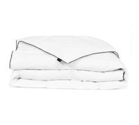 Runheo Couette d'hiver 150 x 200 cm avec housse en microfibre, garnissage en duvet de canard, respirante, chaude, lavable jusqu'à 40 °C, couette légère pour les mois d'hiver froids