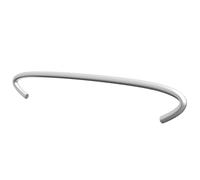 Runheo Crochets de gabion 50 pièces acier galvanisé 15 cm pour fixation support de stabilisation de clôture portail portillon grillage poteau serrure verrou bride entretoise robuste adaptée pour