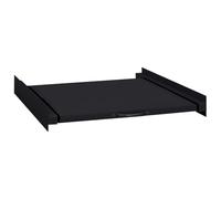 Runheo Étagère intermédiaire noire en acier pour machine à laver, 60 x 60 x 8 cm, base stable pour buanderie, cadre intermédiaire peu encombrant avec poignée pratique
